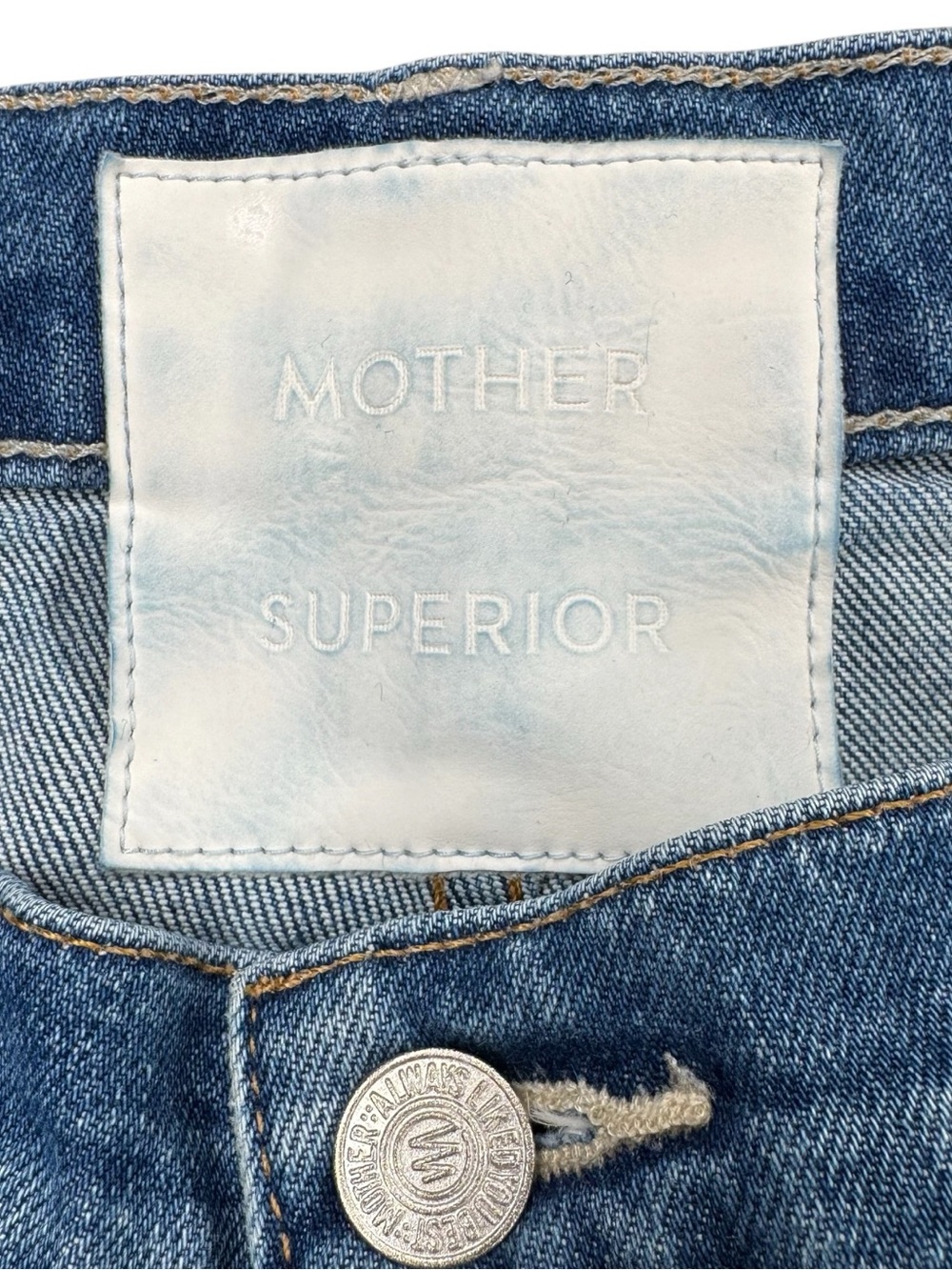 Mother Superior The Full-Pipe Flood Jeans 30 It’s A Small World - Picture 9 of 13